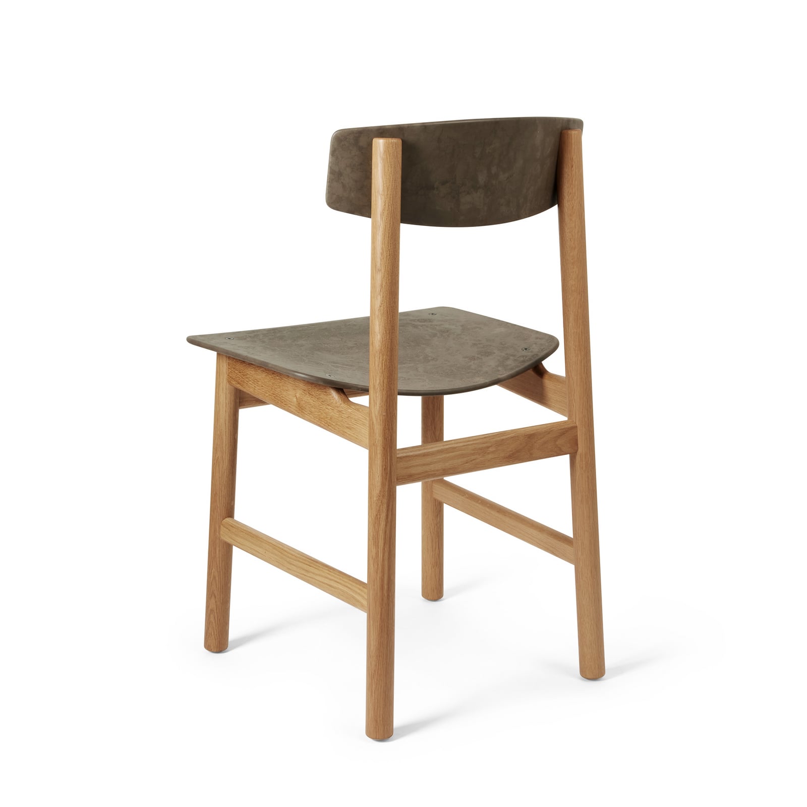 Chaise Conscious 3162, noire, hêtre, hauteur 78,5 cm - Mater