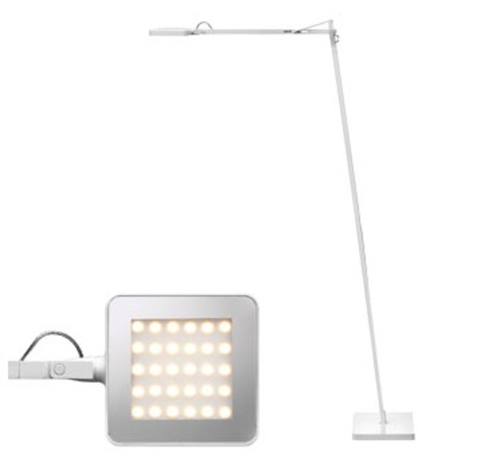 Kelvin LED F Floor Lamp White - Flos