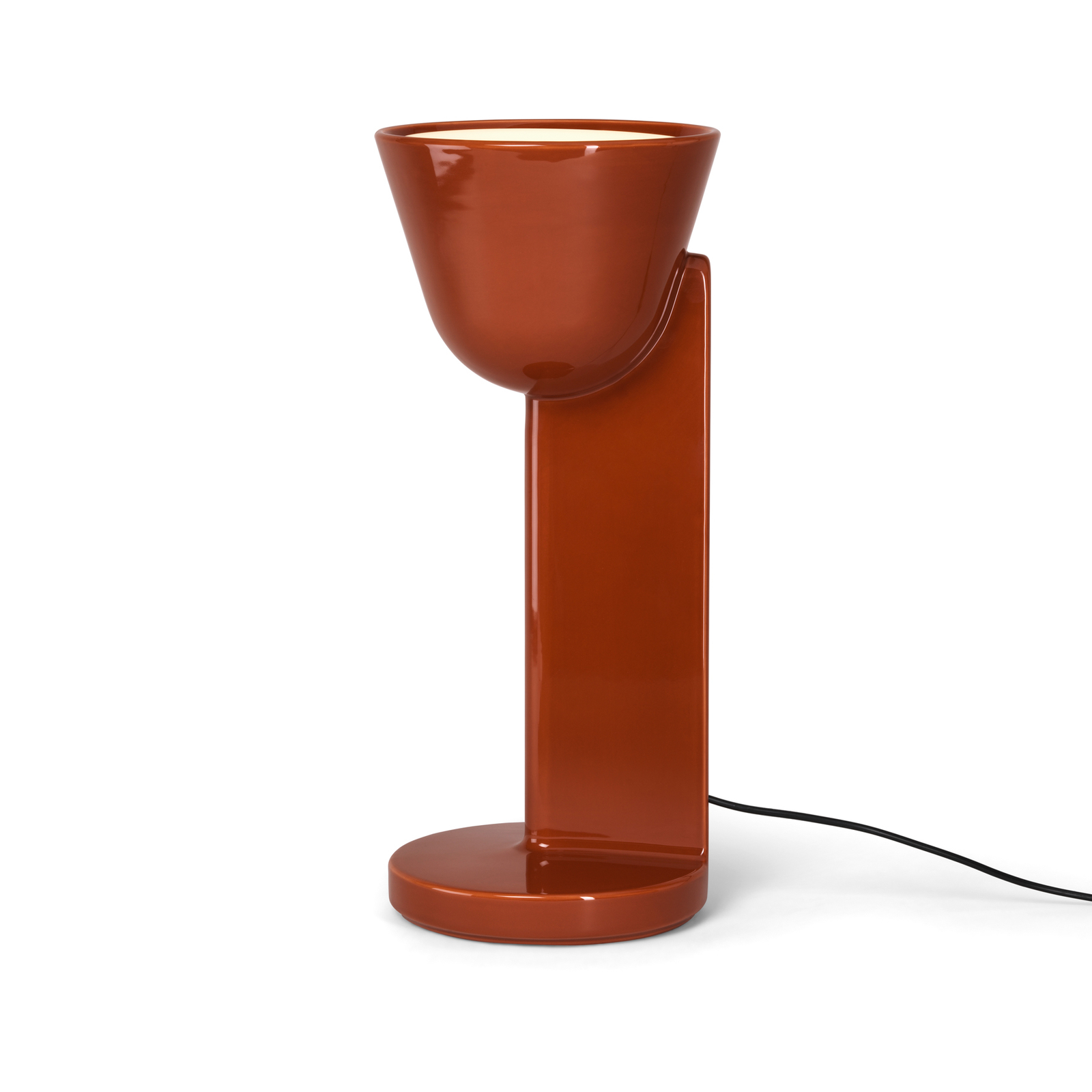 Lámpara de mesa Up, roja, de FLOS Céramique