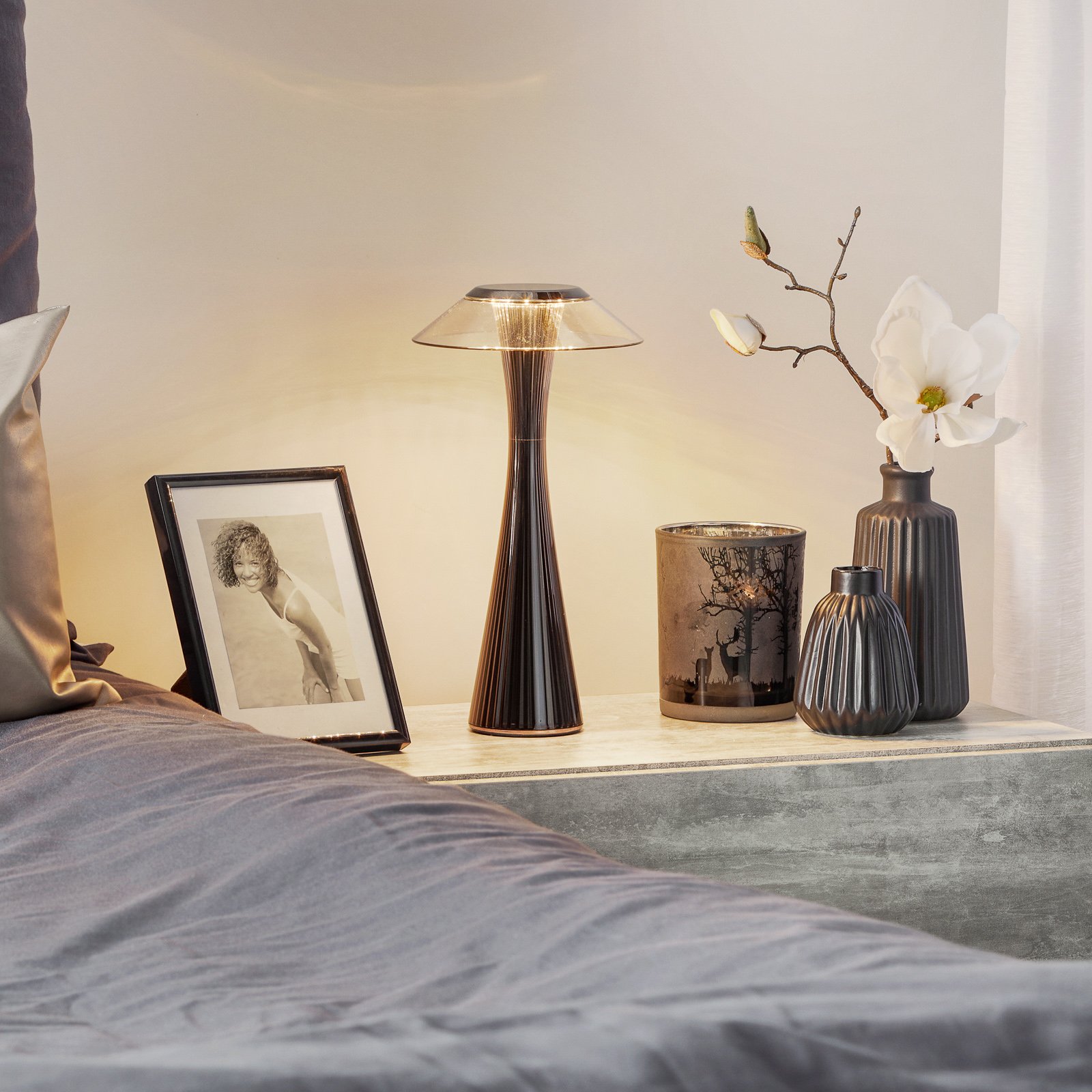 Space Stolní Lampa Titanium - Kartell