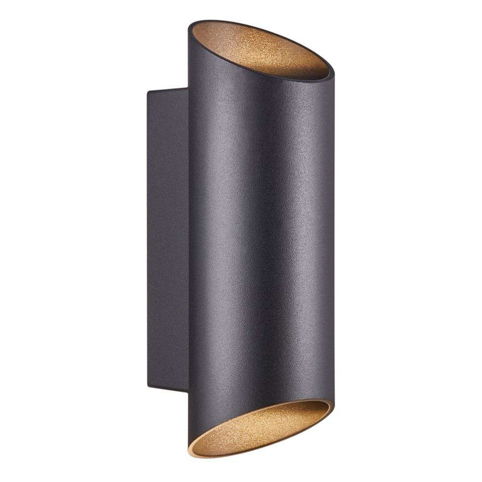 Nico Round 22 Utomhus V&auml;gglampa Black Nordlux - Terrass - Aluminium