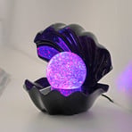Lampa stołowa LED Arielle, czarna, zasilana bateryjnie lub przez USB-C, RGB