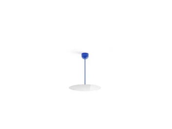 Millimetro Deckenleuchte H53 Ø50 Royal Blue/Mirror - Luceplan