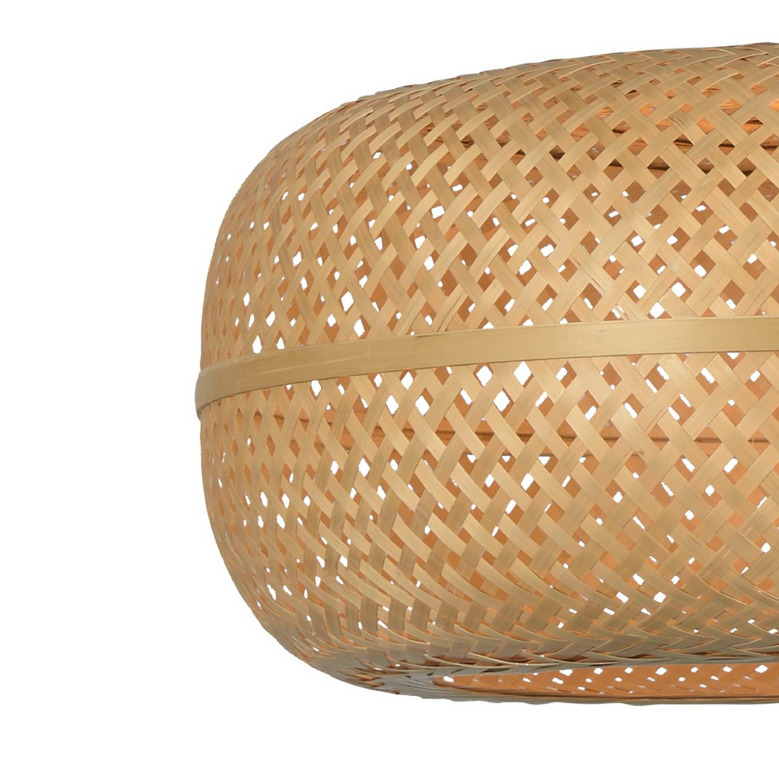 GOOD & MOJO Závěsné svítidlo Palawan, decentralizované, přírodní, Ø 60 cm GOOD & MOJO Závěsné svítidlo Palawan, decentralizované, přírodní, Ø 60 cm