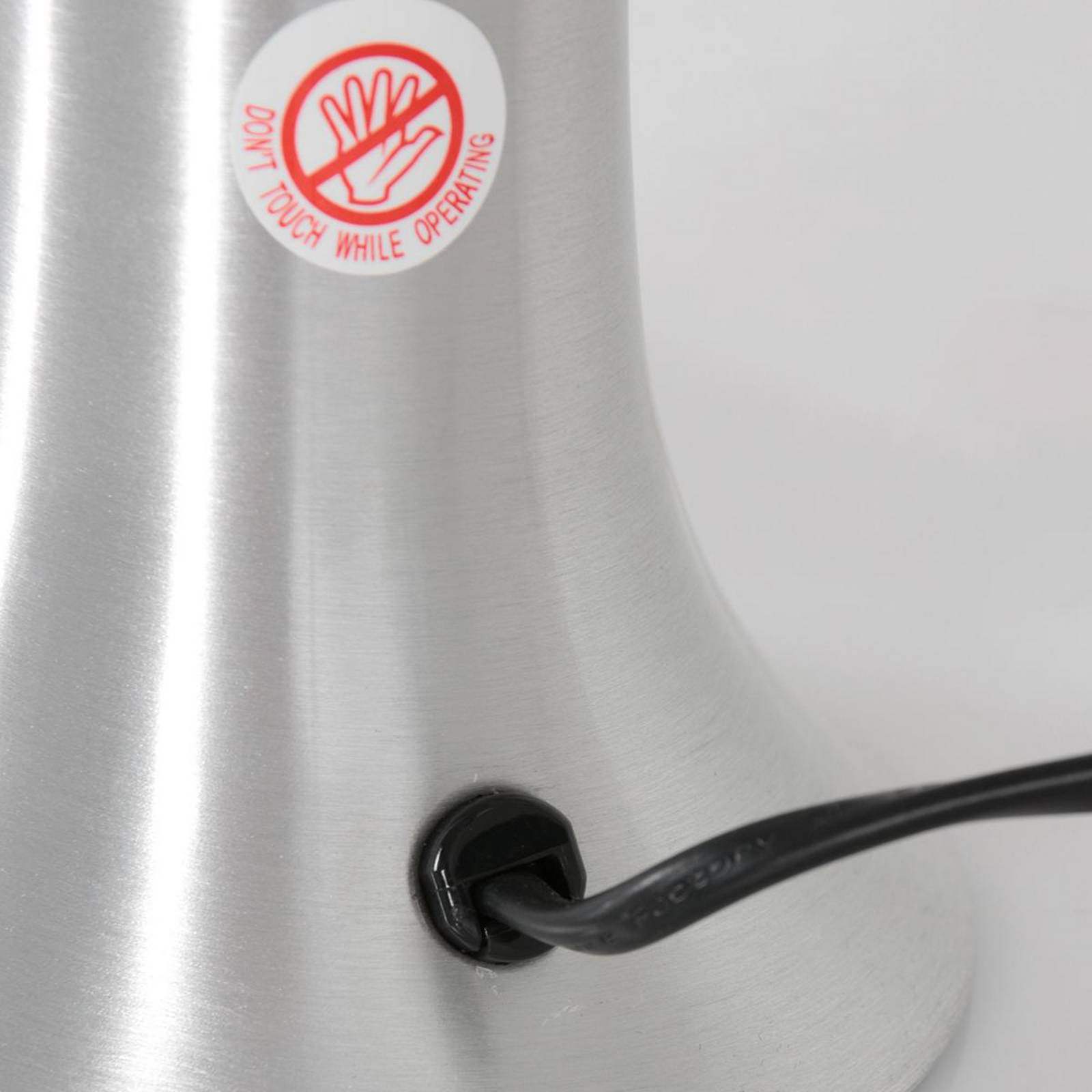 Lampa stołowa Volcan 4188, stal, efekt brokatu, E14