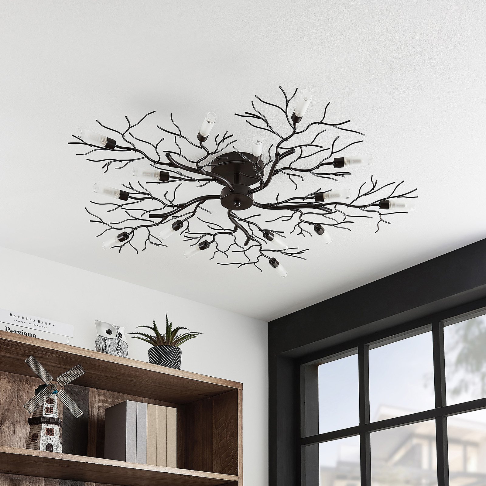 Bigna Plafonnier Dark Brown - Lindby