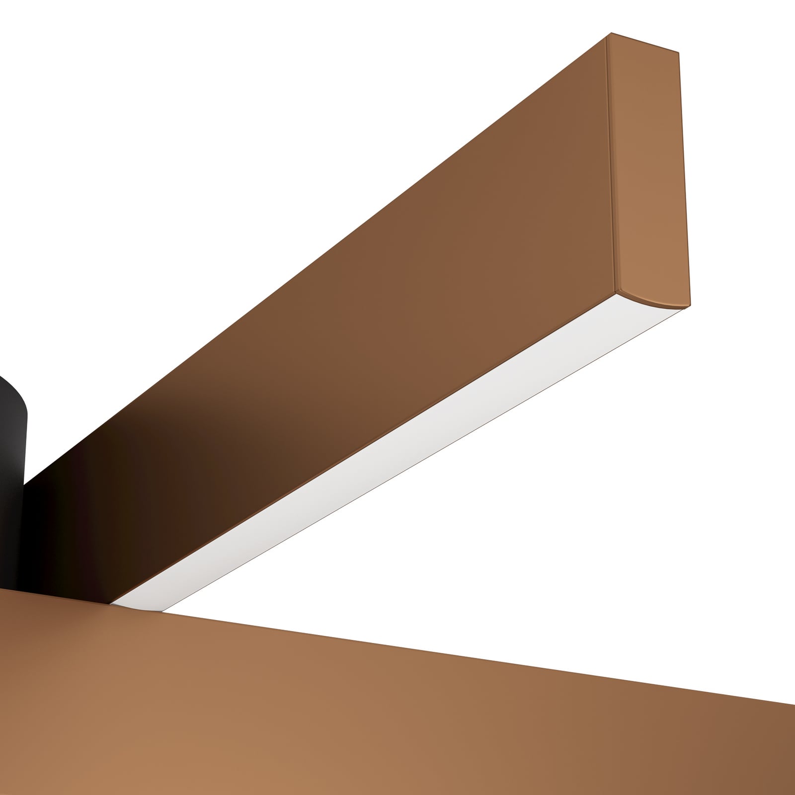 LED išmanusis lubų šviestuvas „Folcino-Z“, bronzinės spalvos, 64 cm, CCT