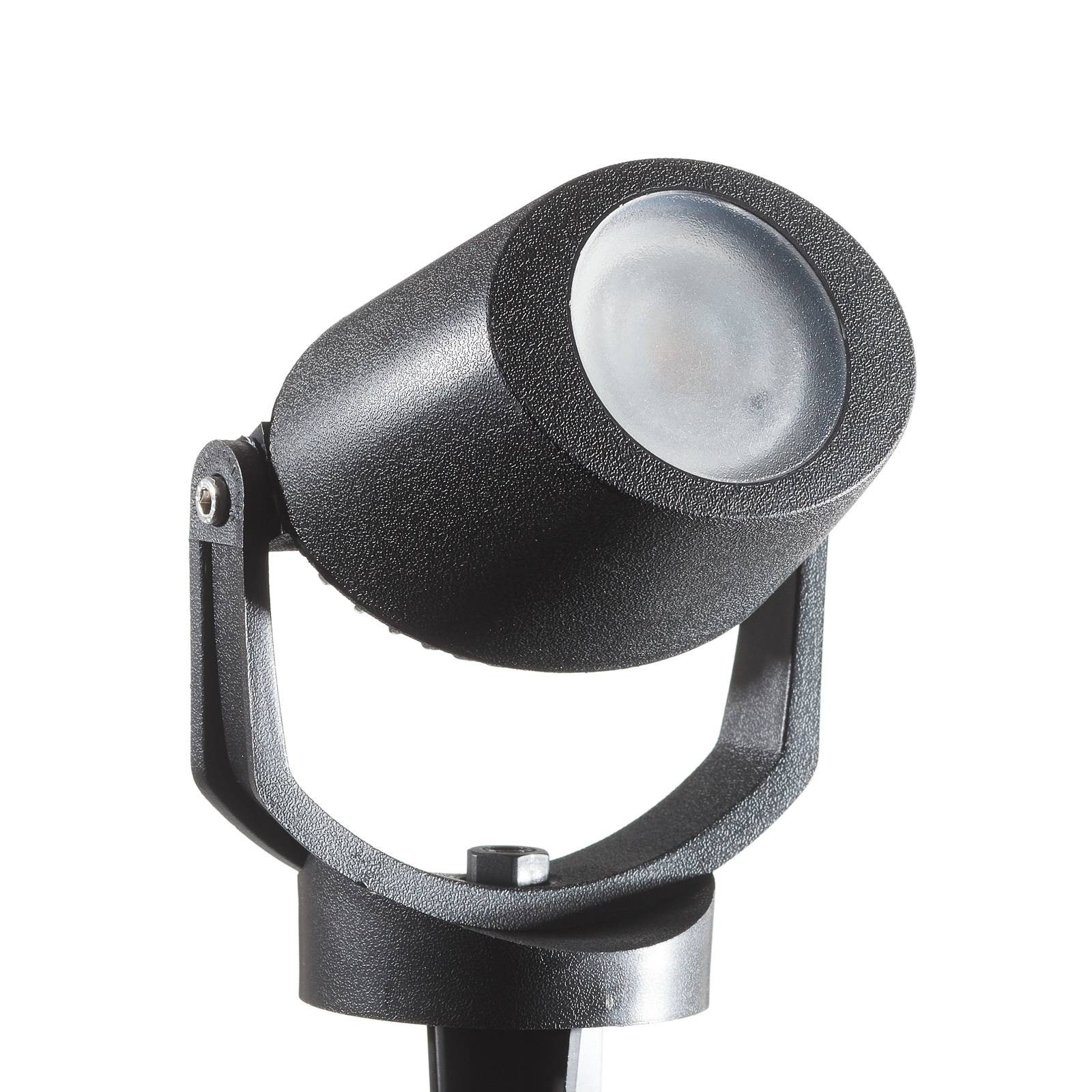 Lampa z grotem Minitommy 1-pkt. CCT czarna/matowa