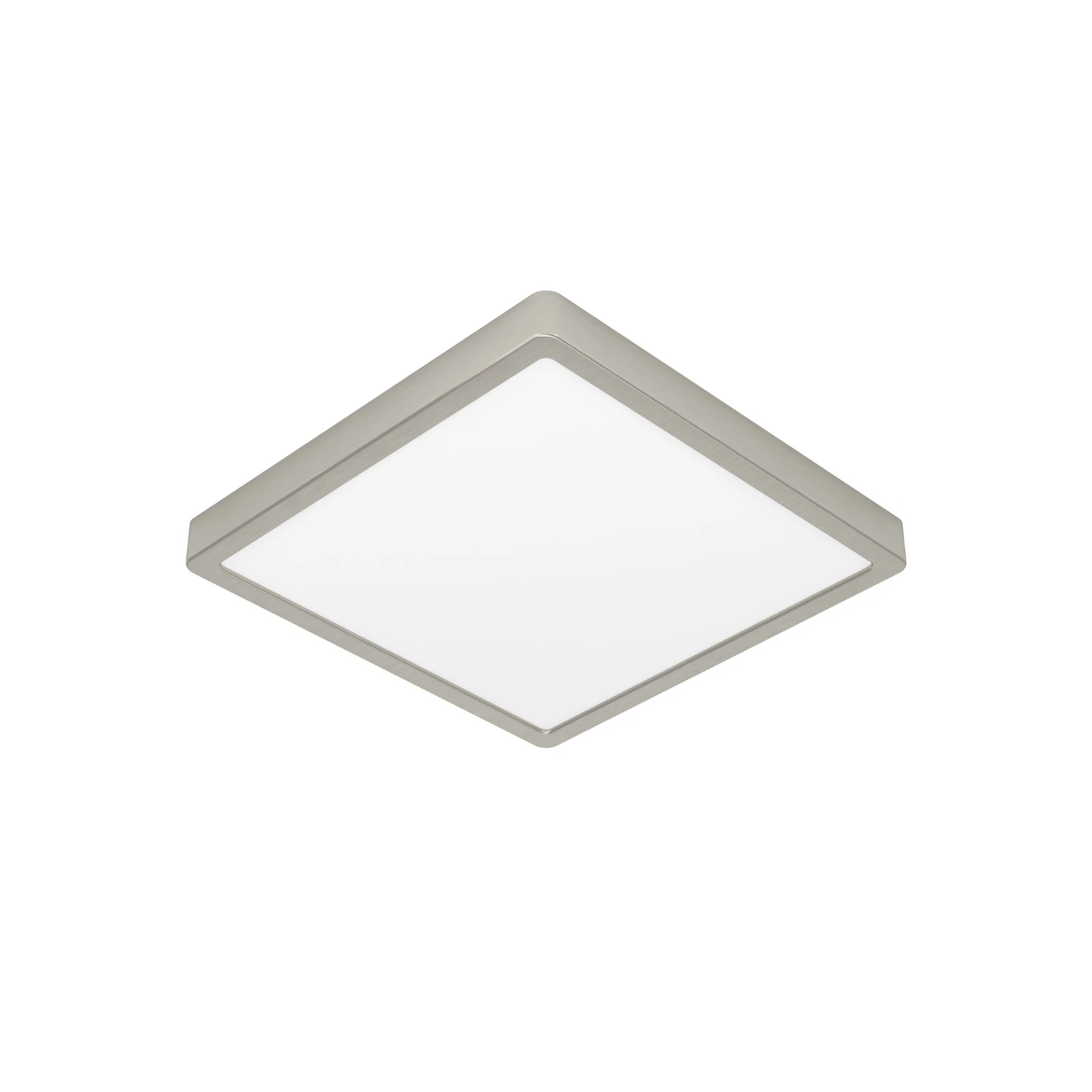 Pinnapealne LED-paneel Fueva 5 IP20 830 nikkel 28,5x28,5cm
