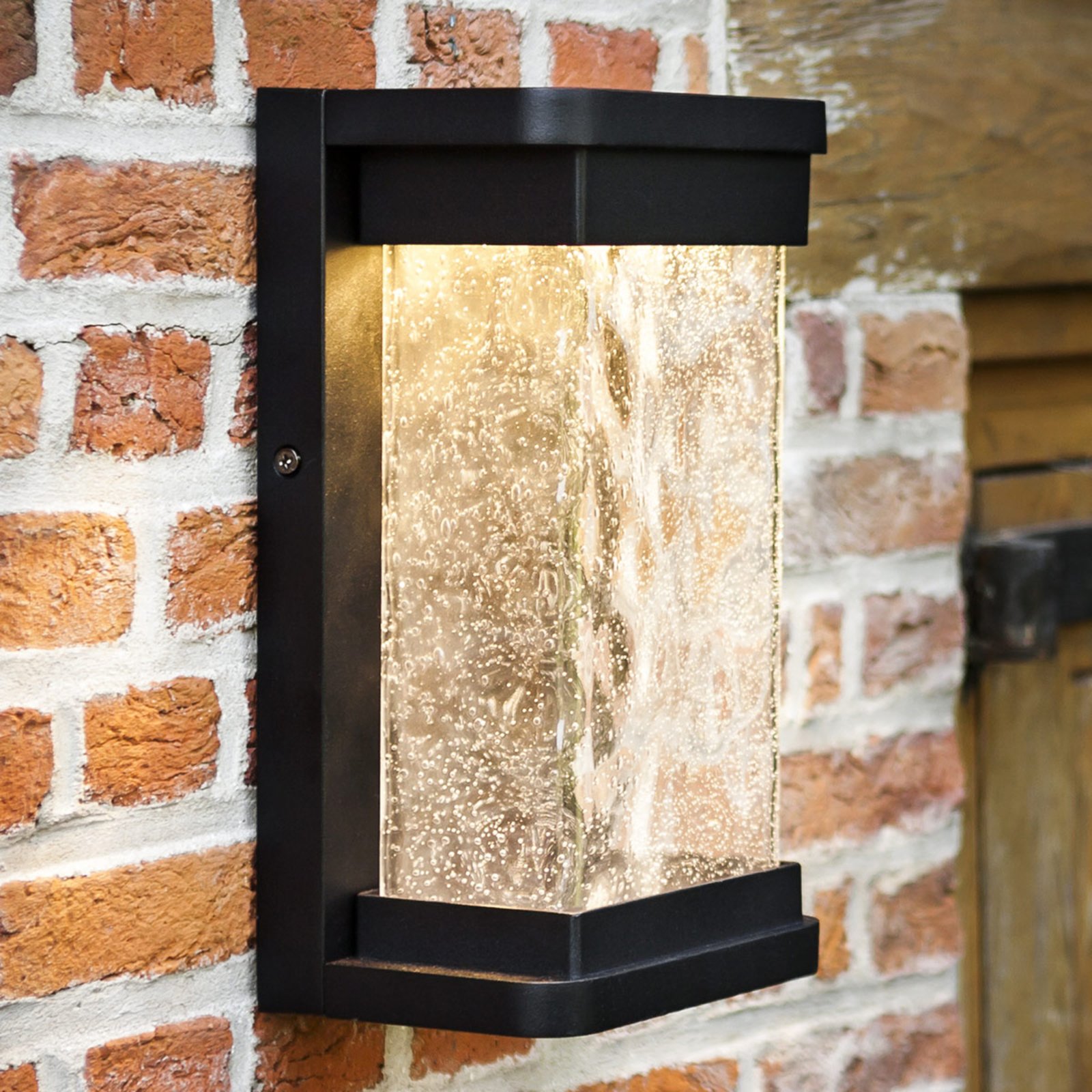 Eco-Light Starry LED outdoor wall light, die-cast aluminium, polycarbonate, 16 W, energy efficiency: A+, W: 16.6 cm, H: 27.5 cm