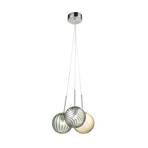 Hanglamp Bubble, 3-lamps, nikkel
