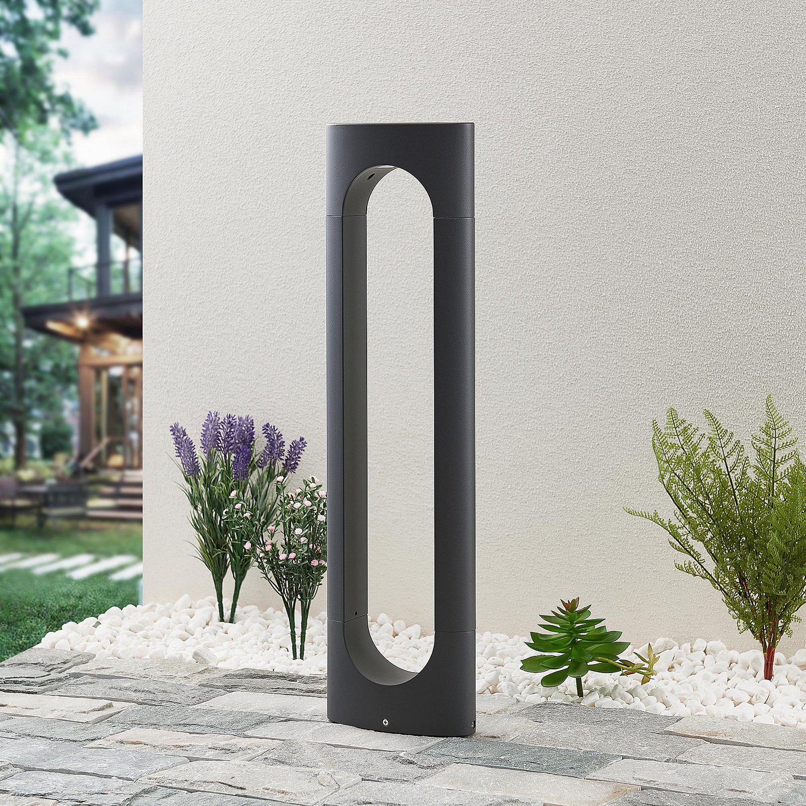 Fenti LED Kerti Lámpa H65 Dark Grey - Lucande