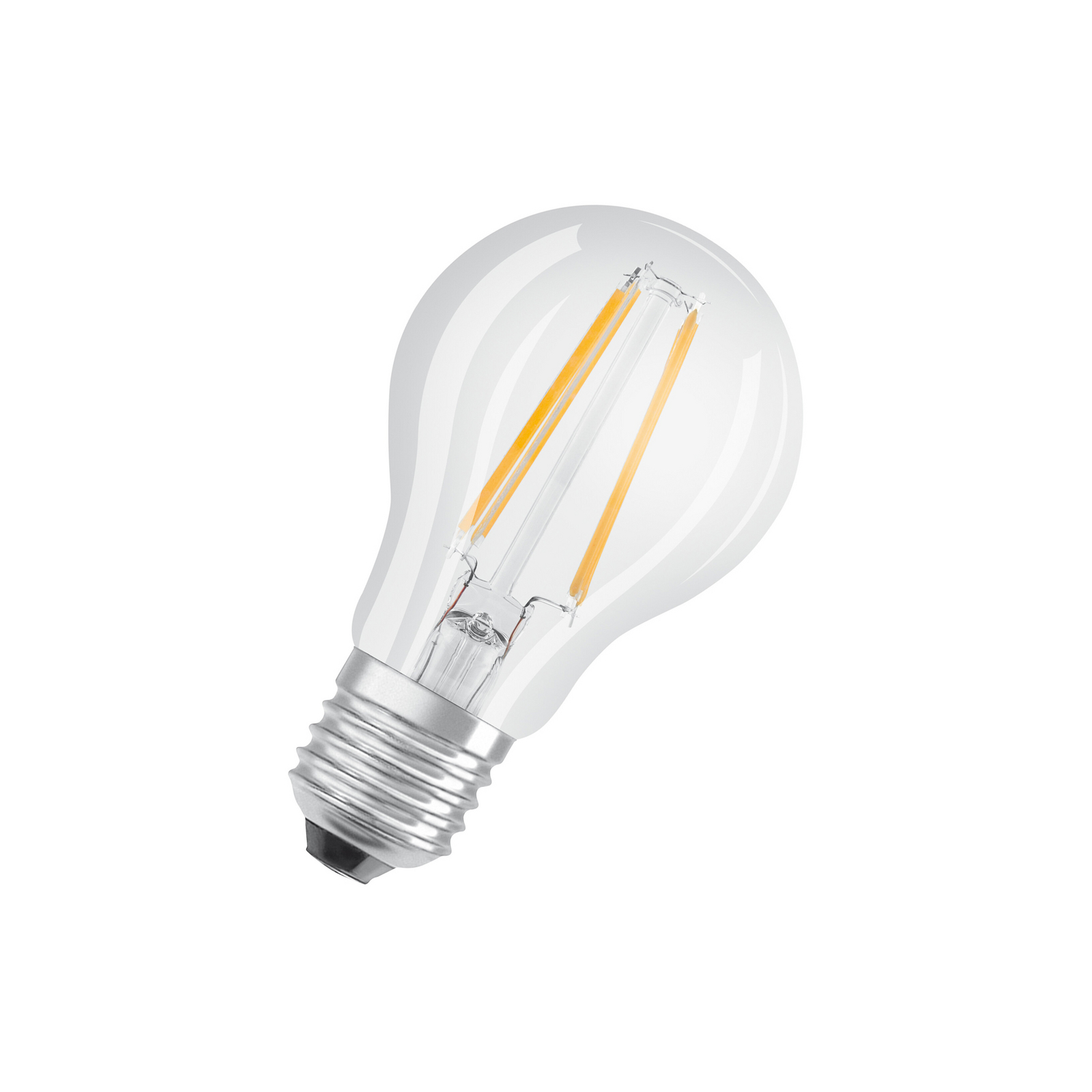 OSRAM LED-Leuchtmittel Birne Filament E27 6,5W 827 4er-Pack