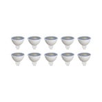 Prios LED-reflektor GU5.3 7.5W 621lm 36° hvit 830 sett med 10 stk