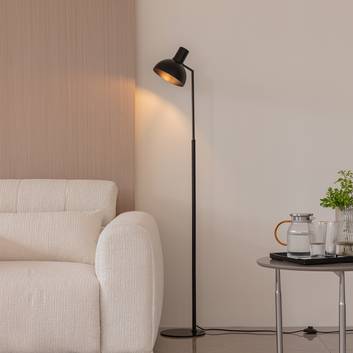 Lucande Mostrid-gulvlampe i sort jern