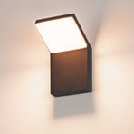 SLV Aplique de pared LED Ordi, antracita, aluminio, ancho 10 cm