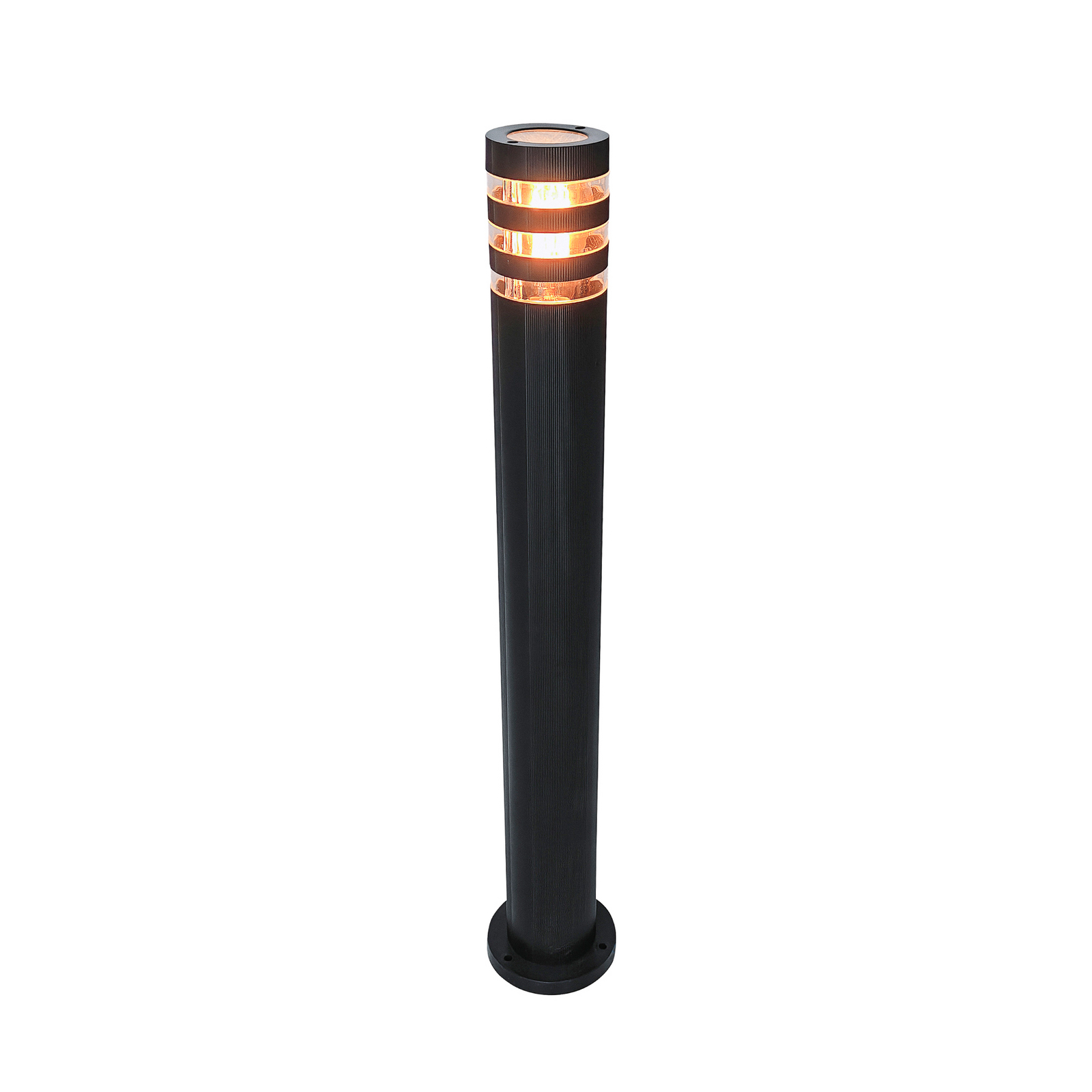 Wegeleuchte Toluca, schwarz, ABS, Polycarbonat, E27