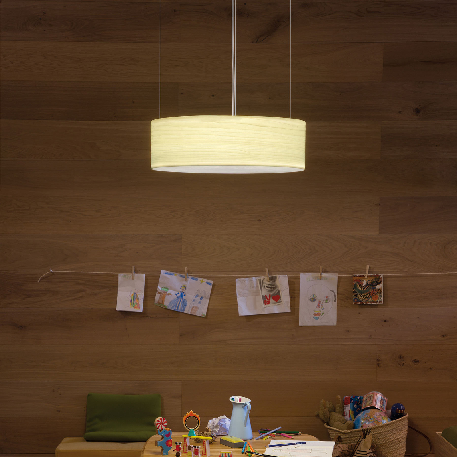 LZF Gea Slim LED-Hängeleuchte für Casambi-App