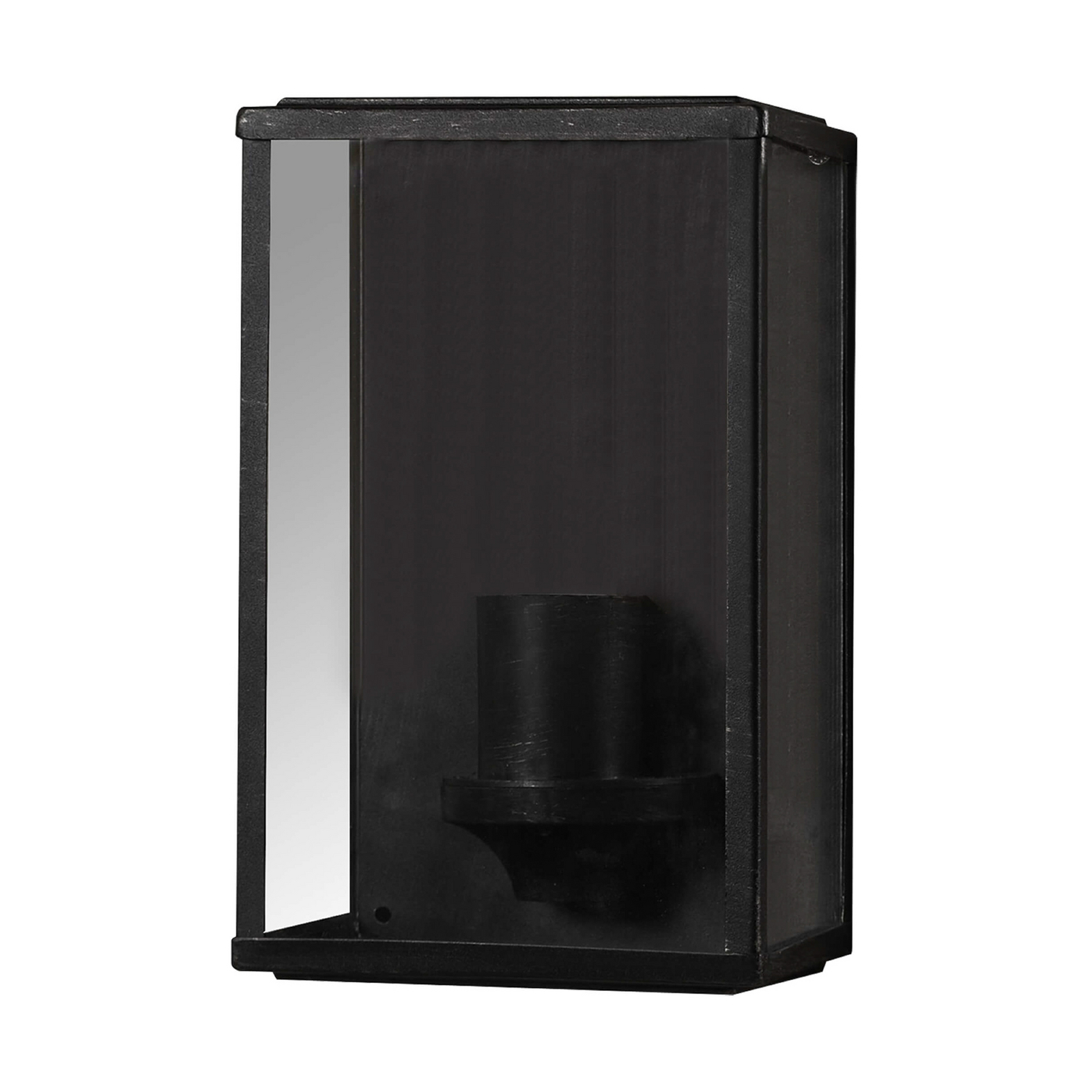 Segula Āra sienas lampa Classic, nerūsējošais tērauds, melna, E27