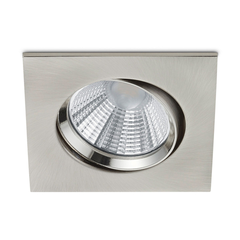 Dimmbarer LED-Einbaustrahler Pamir, eckig
