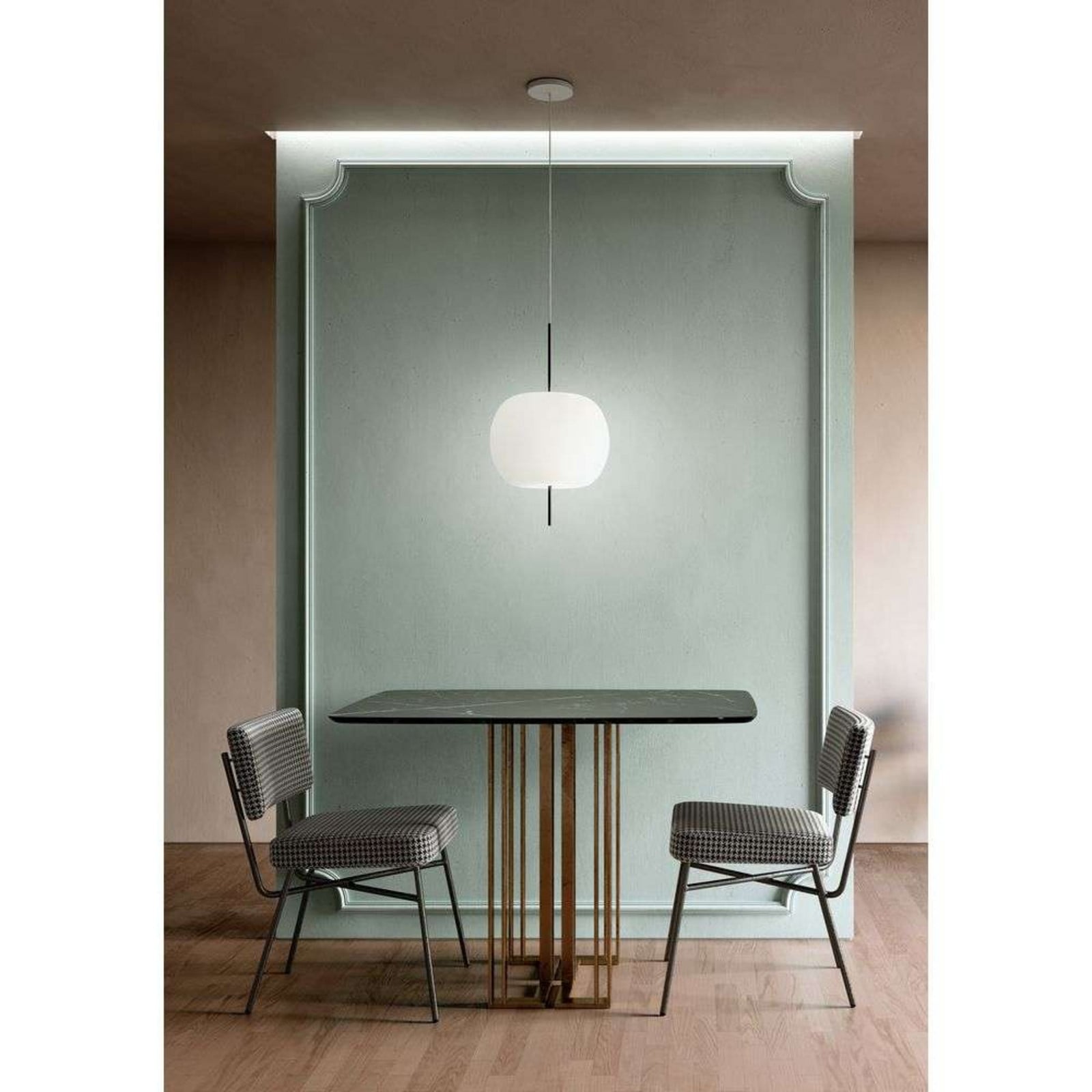 Kushi Pendelleuchte XL Copper kdln - Wohnzimmer - Metall