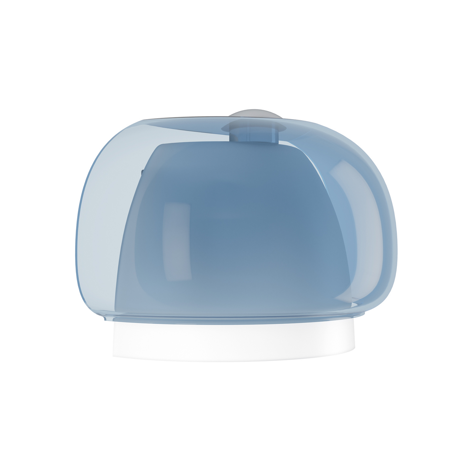 Wandleuchte Belomontejo, blau-transparent, Glas, G9 Wandleuchte Belomontejo, blau-transparent, Glas, G9