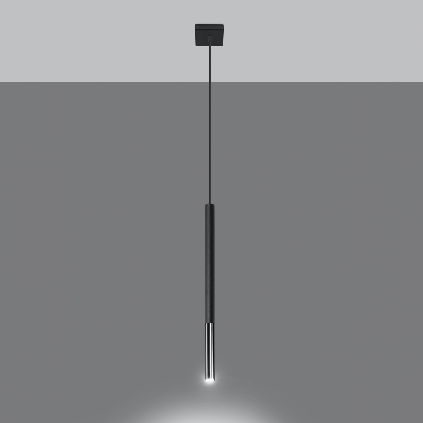 Euluna Thalassa hanging light 1-bulb G9 black/chrome