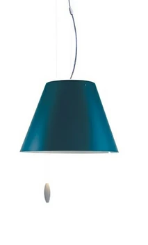 Costanzina Suspension Bleu Pétrole - Luceplan
