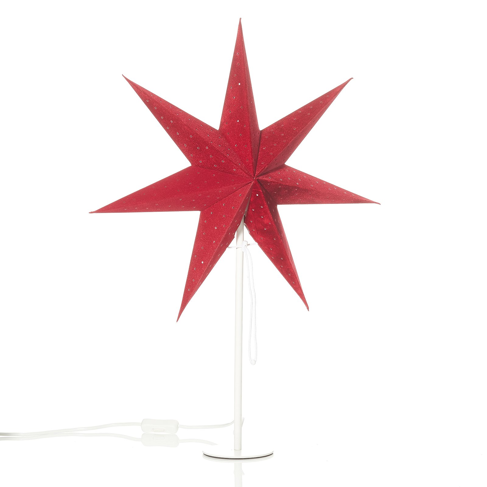Clara standing star, red star white base