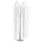 Willow LED decorative light, IP44 in willow look