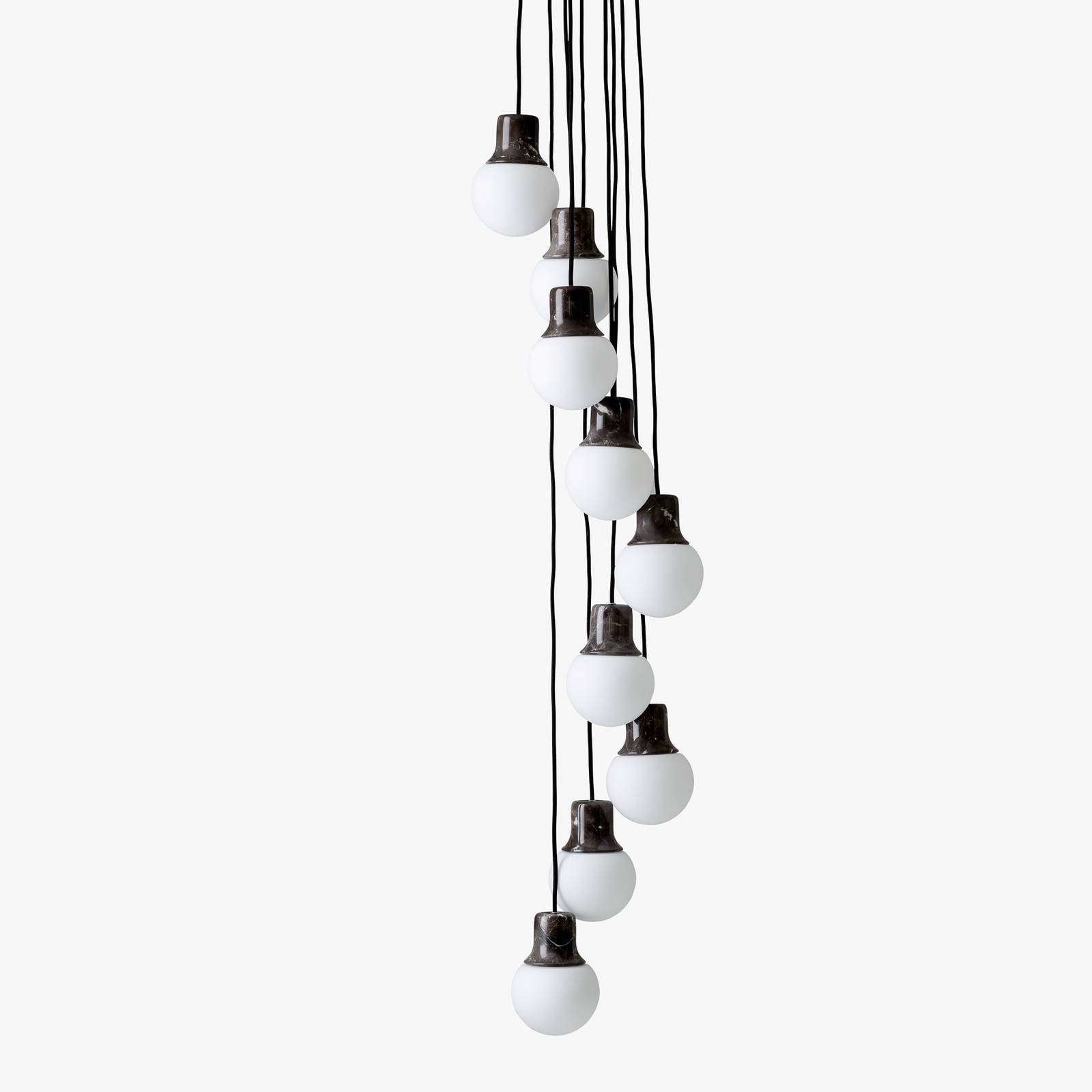 &Tradition Mass Light NA6 hänglampa 9 svart