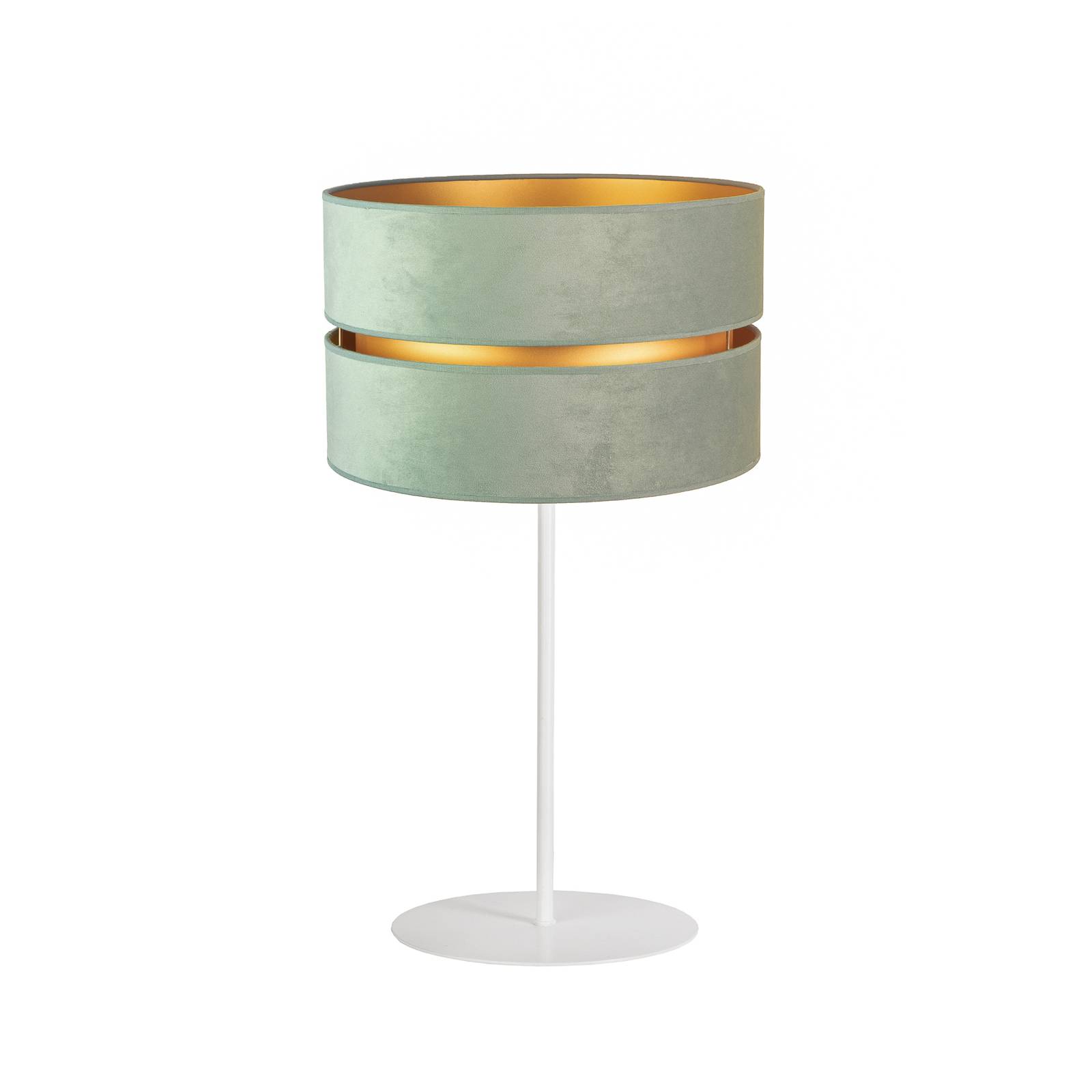 Bordslampa Golden Duo höjd 50 cm, mynta/guld