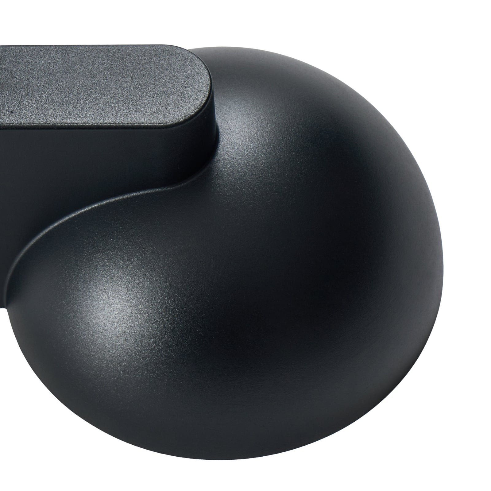 Velira LED buiten wandlamp, metaal, IP54, zwart - Lucande