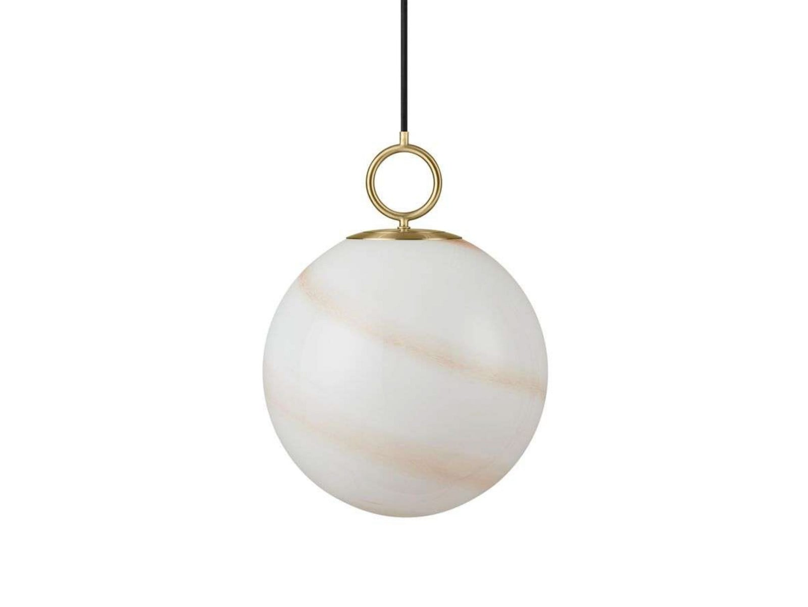 Stockholm Pendel Ø30 Marble Brown Halo Design - Stue - Glas billede