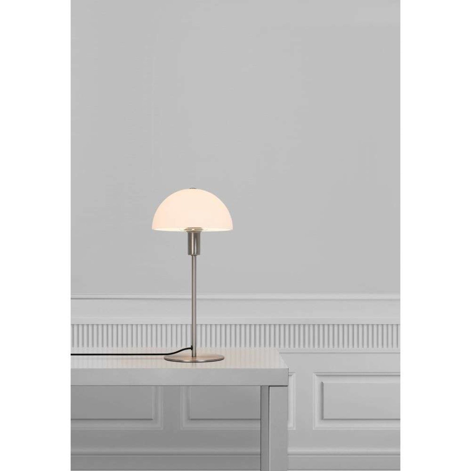 Ellen 20 Lampada da Tavolo Opal/Brushed Steel - Nordlux