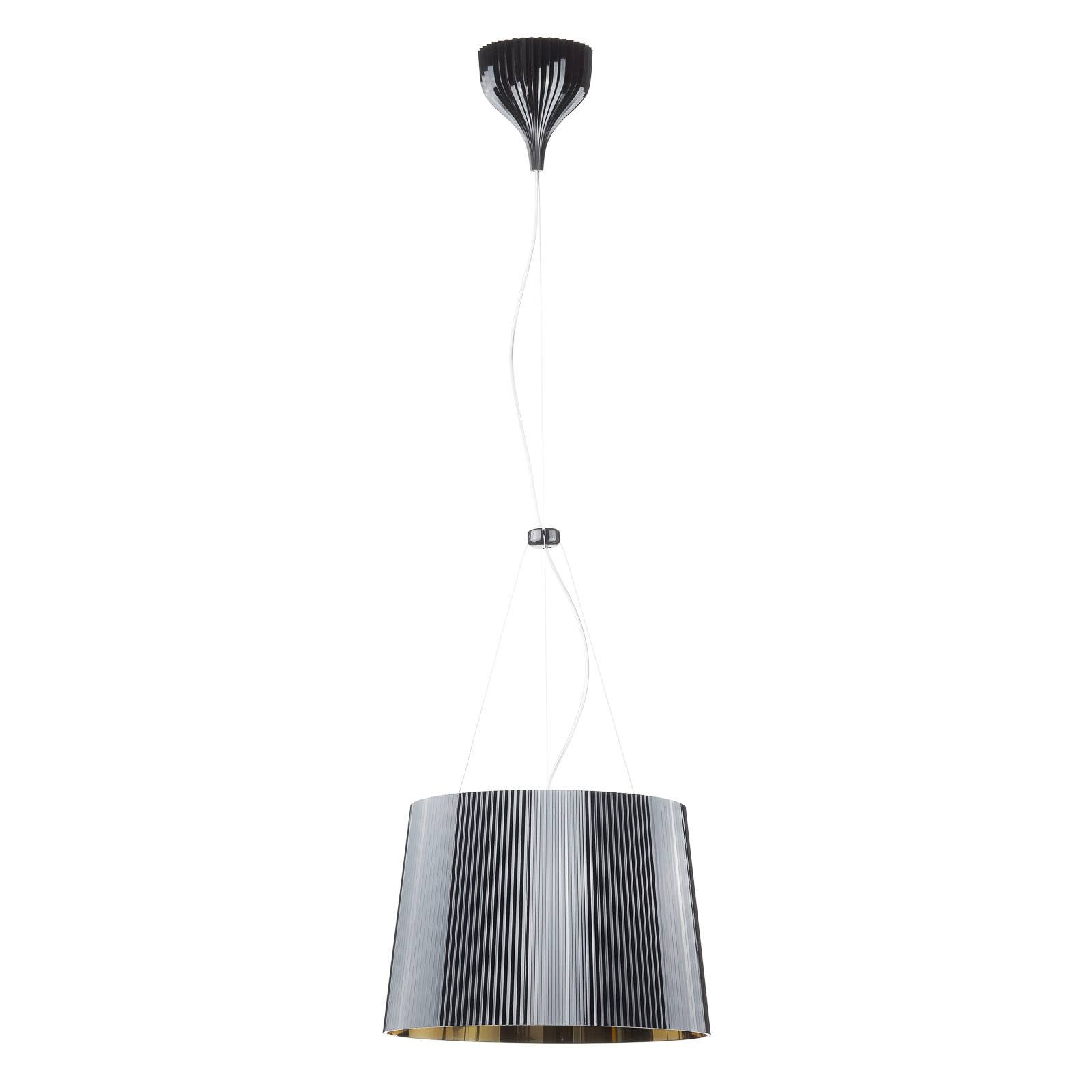 Kartell Gè - LED-Pendellampe, schwarz-golden