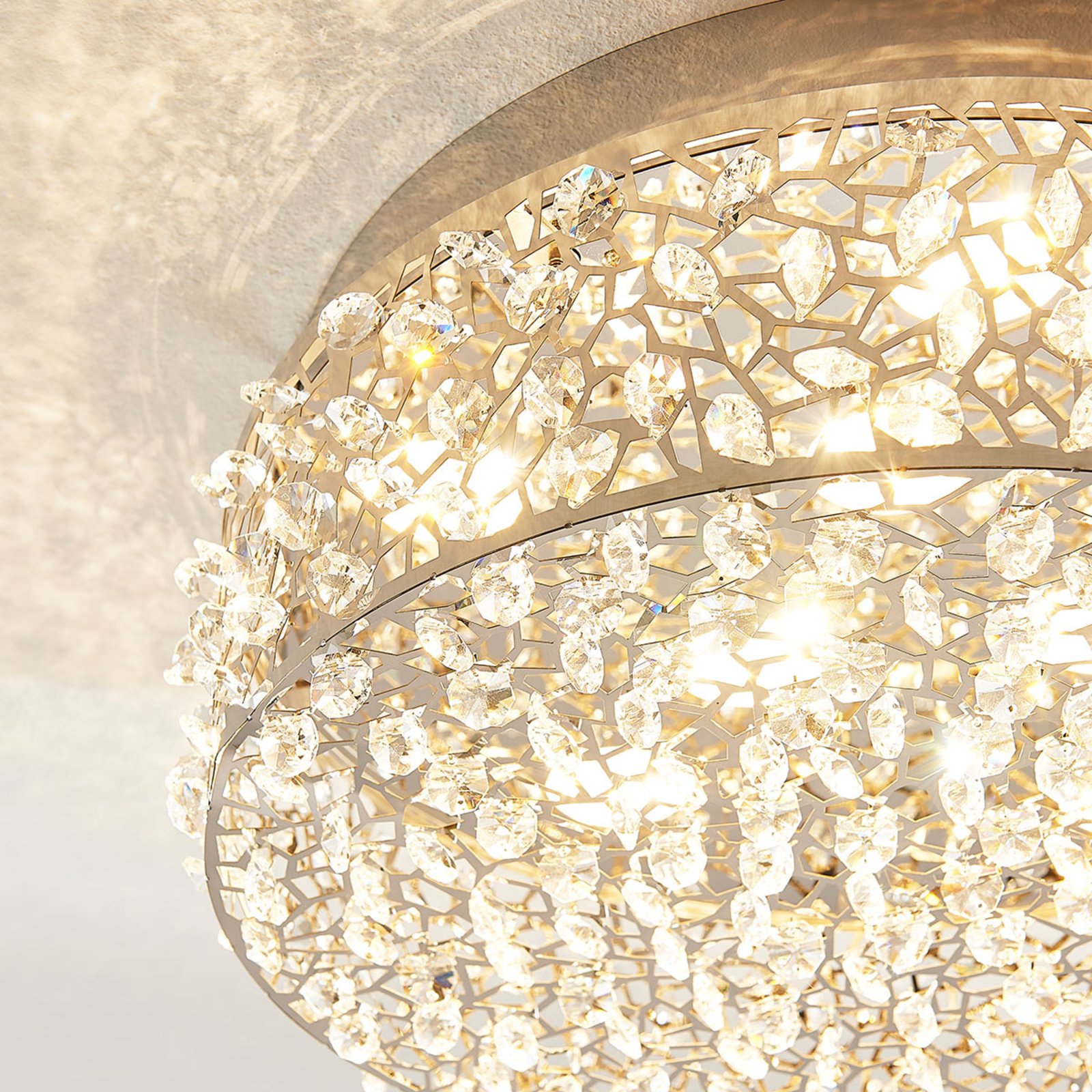 Felias Plafondlamp Chrome/Clear - Lucande