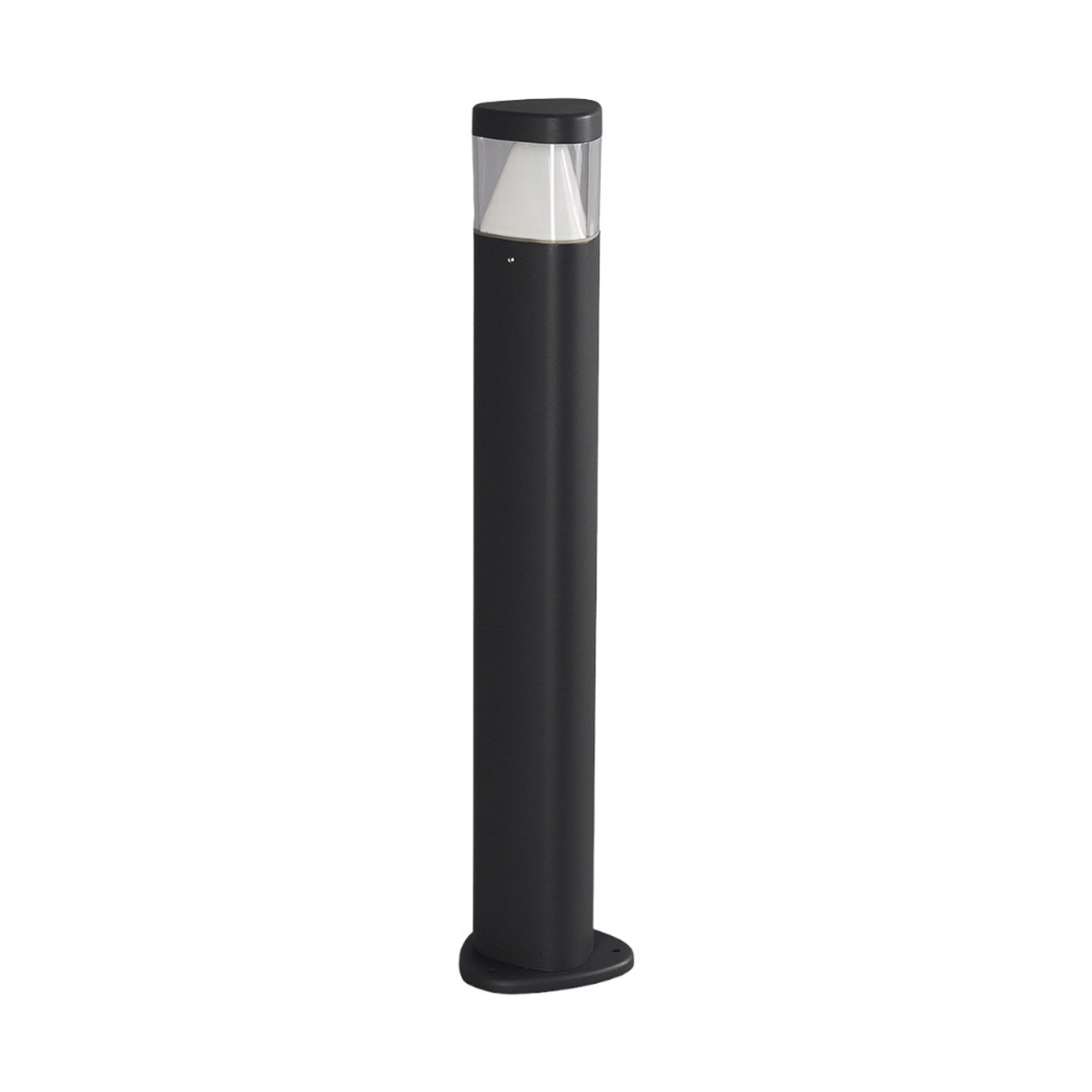 Lámpara LED para jardín Milou H50 gris oscuro - Lucande