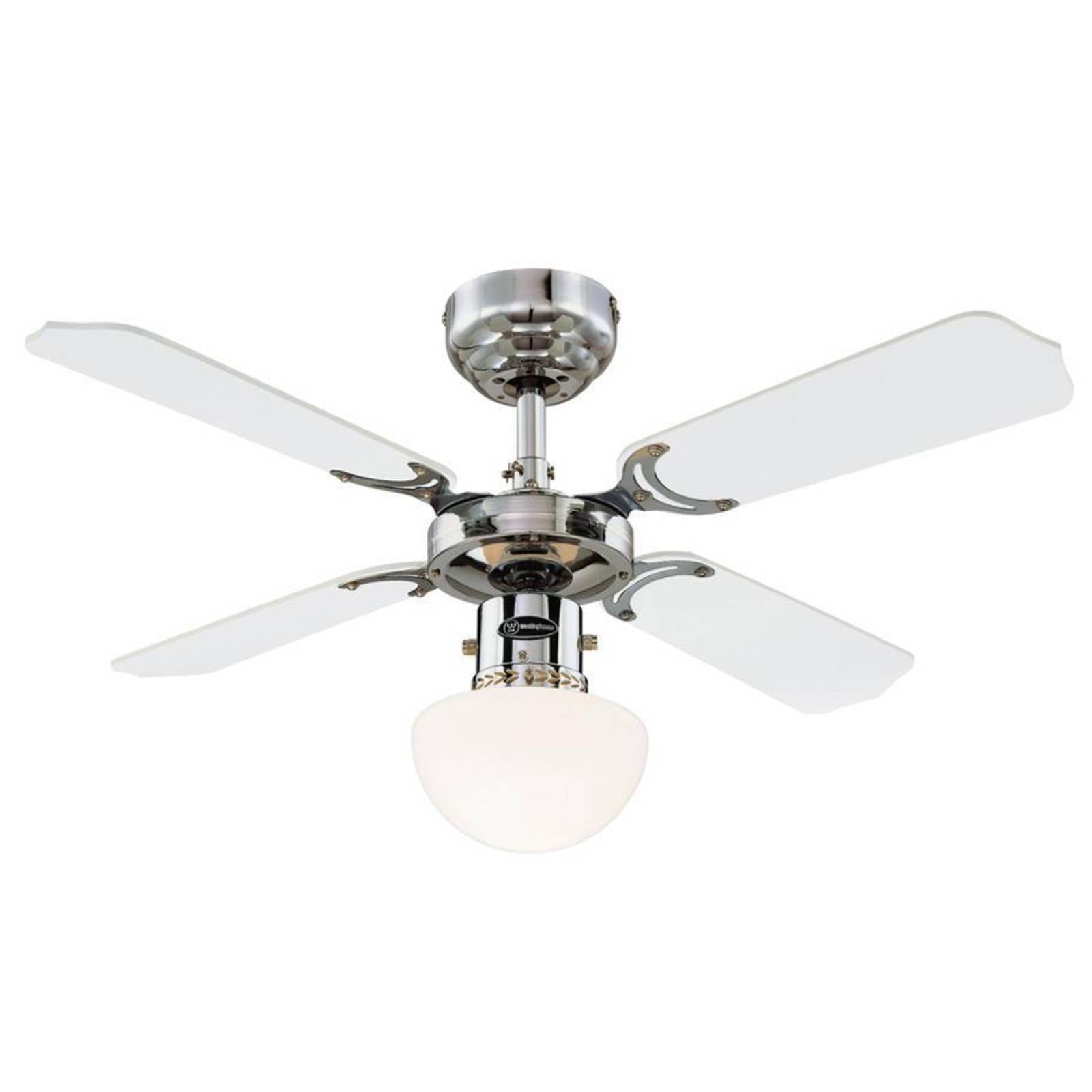 Westinghouse Lighting Deckenventilator Portland Ambiance chrom 7832140 90 cm Durchmesser