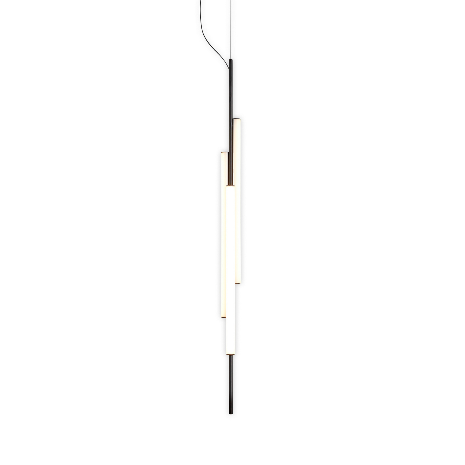 Candeeiro suspenso LED MARSET Ambrosia 130 com ficha 2700K preto