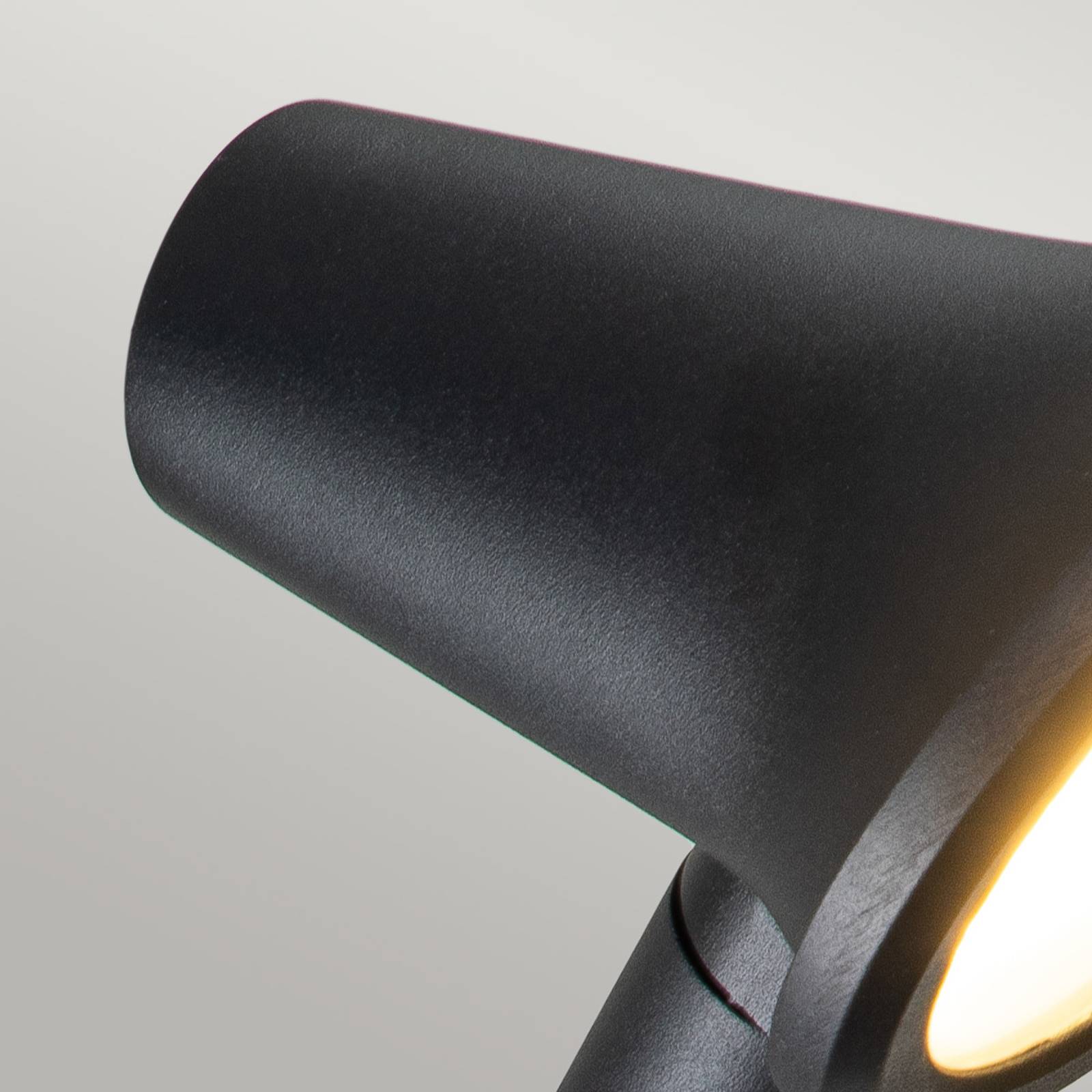 Levně LED venkovní nástěnné světlo Selma IP66 černá