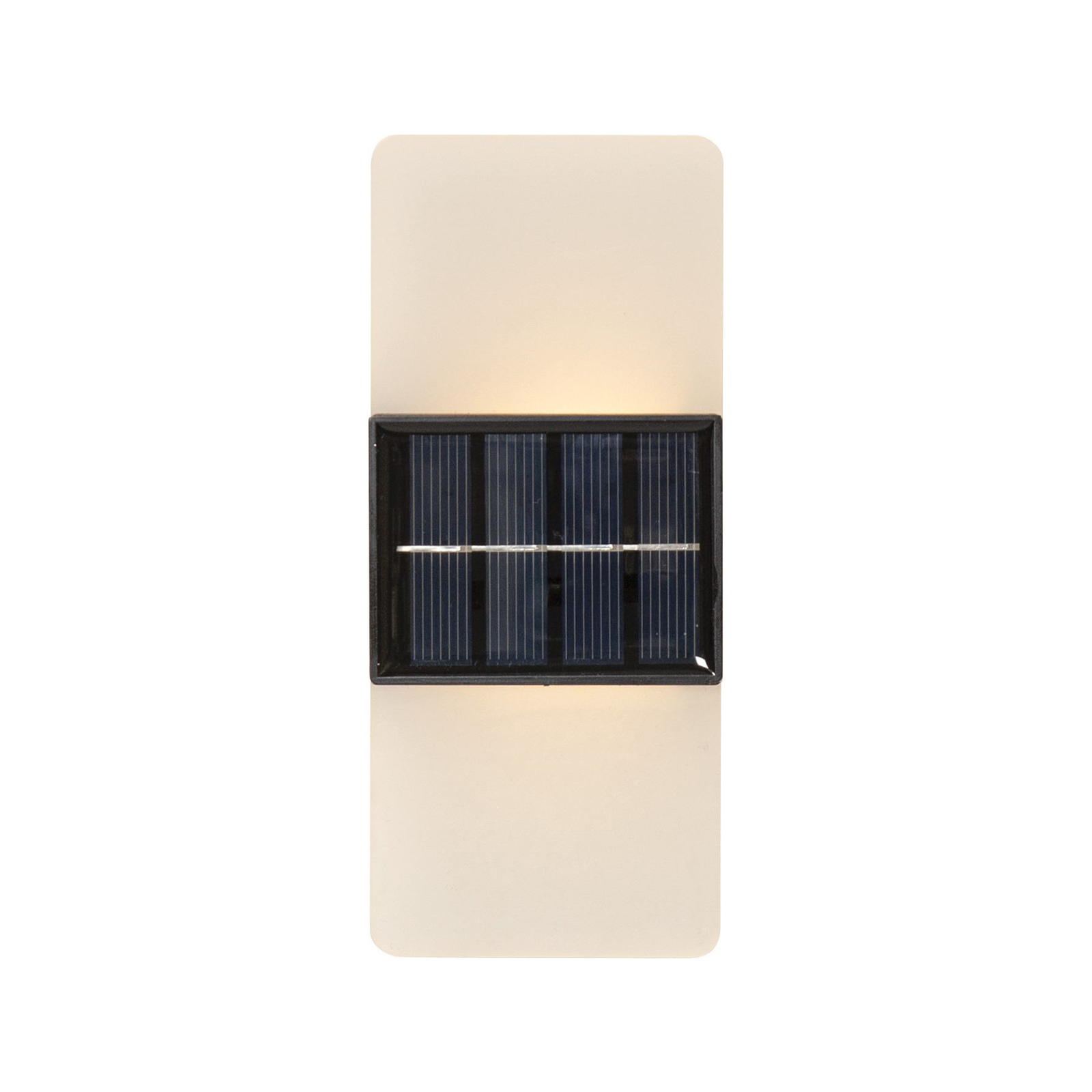 LED-Solar-Außenwandleuchte Wally, 14x6 cm weiß gefrostet CCT