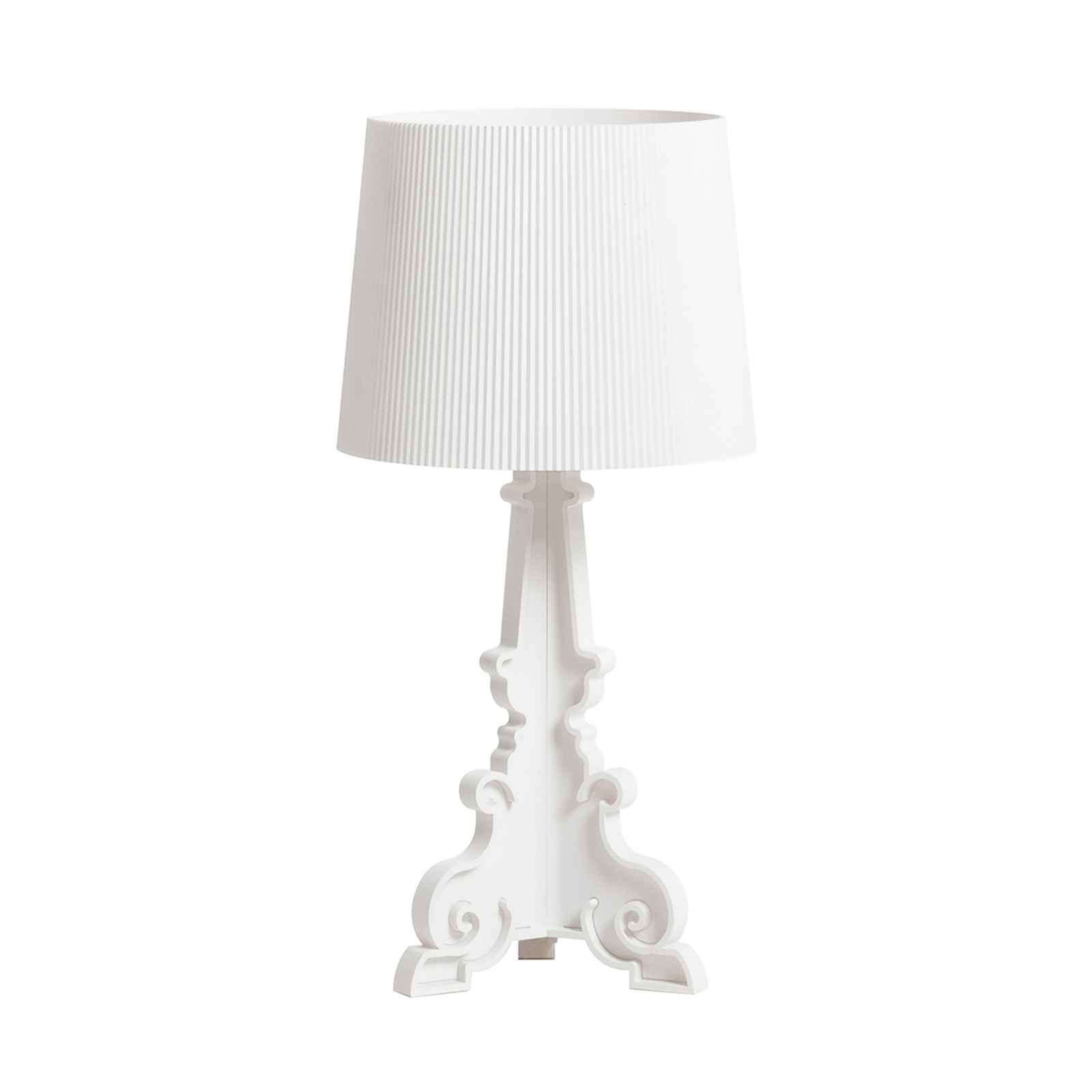 Kartell Bourgie Mat lampa stołowa LED E14 biała