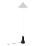 Norvik gulvlampe, højde 150 cm, sort/grå, metal - Lindby