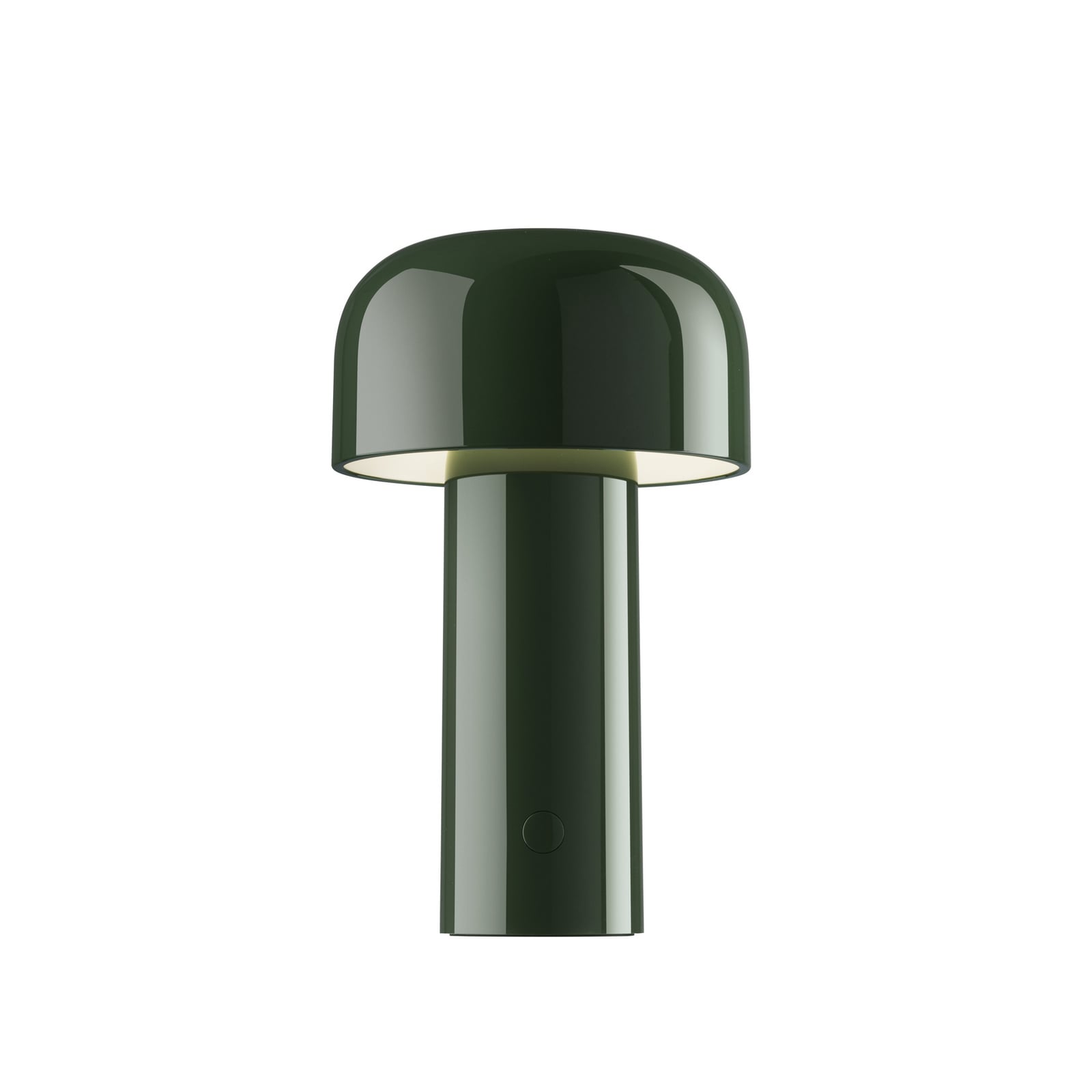 Flos LED-Akku-Tischlampe Bellhop, grün, 21 cm, dim., IP54 Flos LED-Akku-Tischlampe Bellhop, grün, 21 cm, dim., IP54