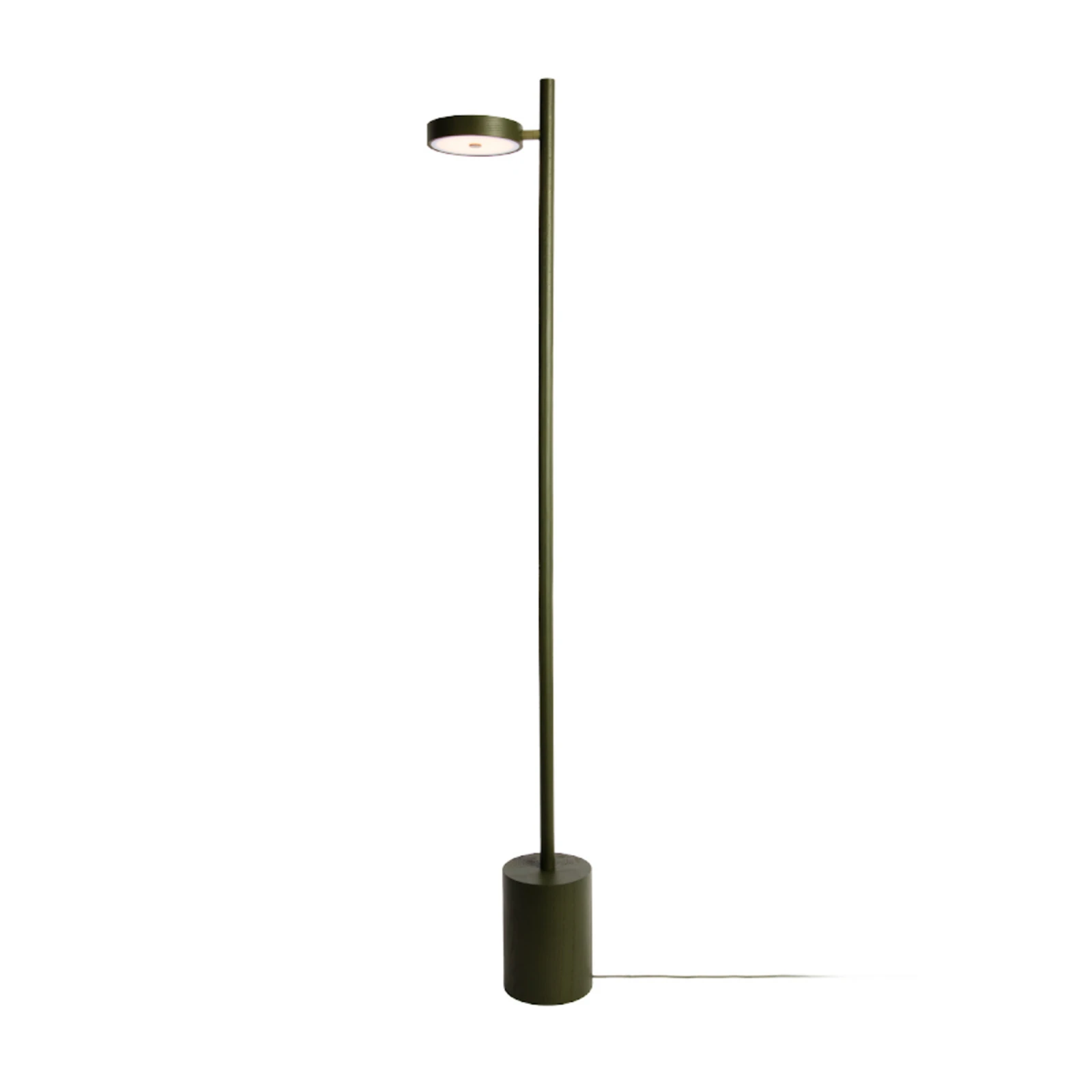 GOOD & MOJO Okinawa LED podna lampa, 1 svjetlo, zelena, 146 cm, drvo