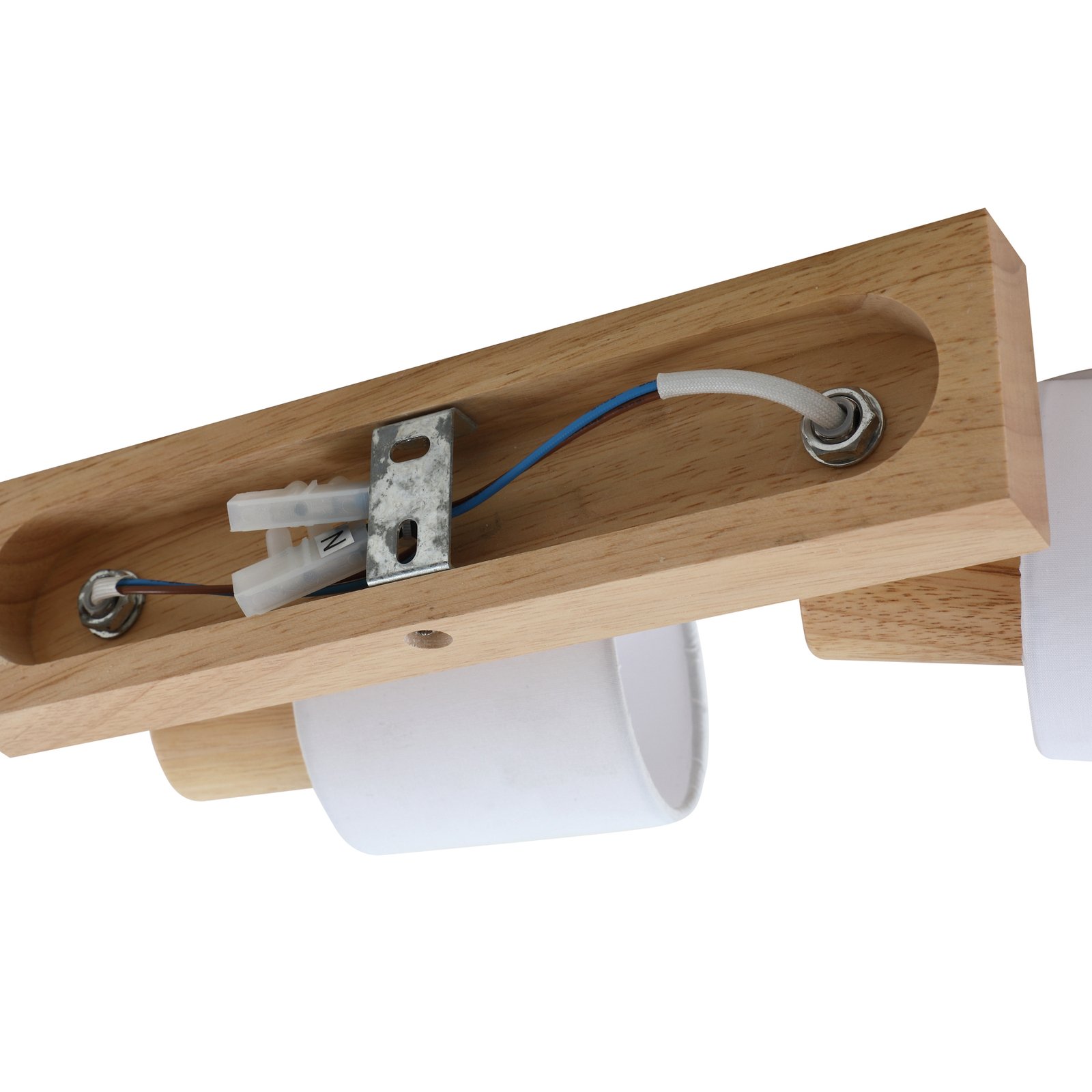 Wanessa 2 Plafond Wood/White - Lindby