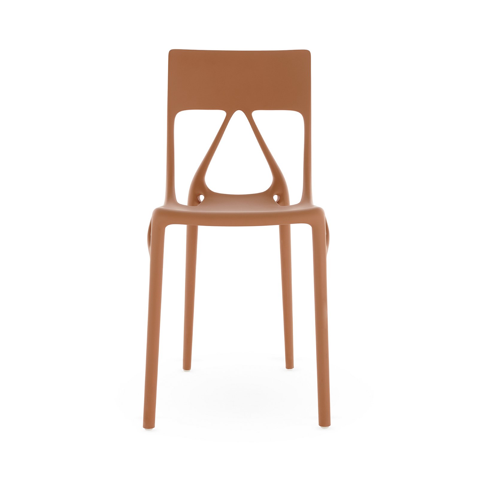 Chaises A.I. Lite, terre cuite, hauteur 80 cm, lot de 2 - Kartell