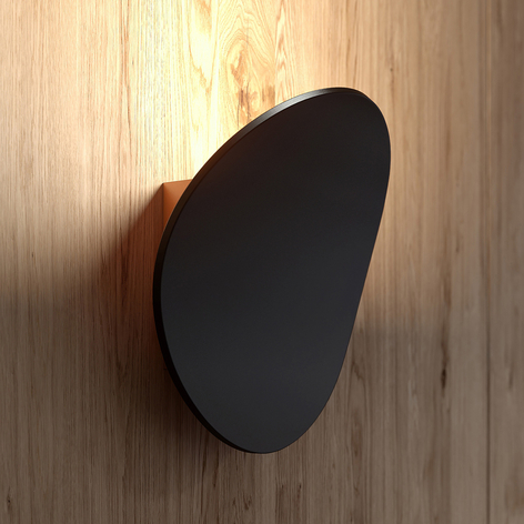 Arcchio Gemmara applique LED alluminio, nero-oro