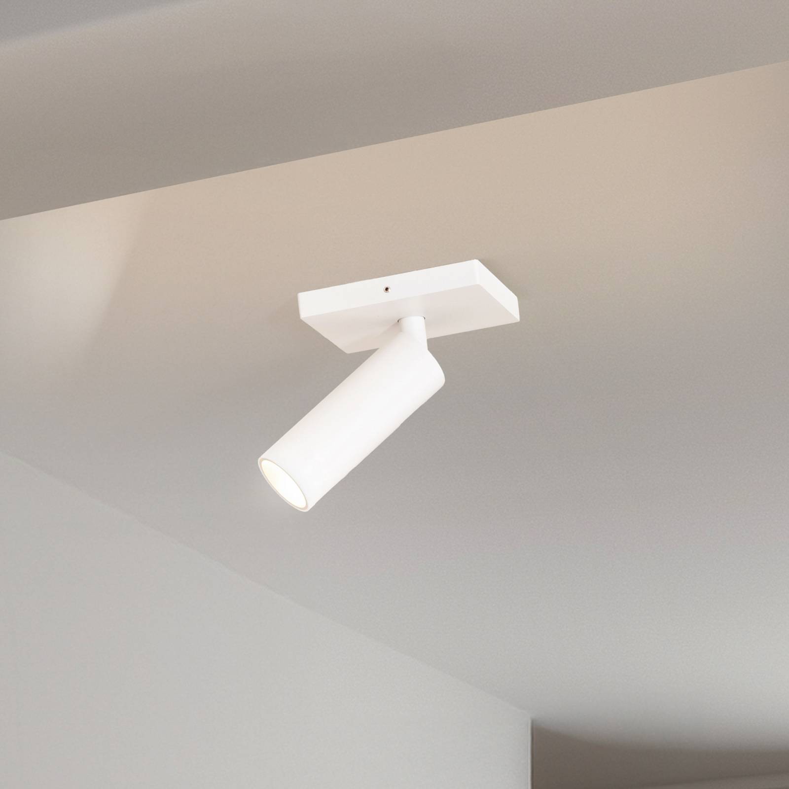 Arcchio Deckenstrahler Brinja Slim, weiß, 1-flg., GU10 MR11 günstig online kaufen